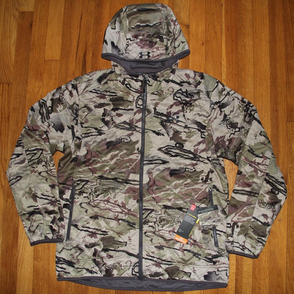 Under Armour Brow Tine Camo Hunting Jacket Mens L